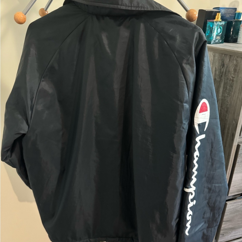 Champion Black Jacket with Fleece Lining - Picture 5 of 5
